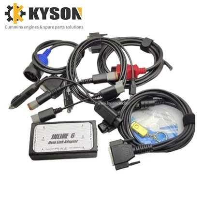 Zouti eskanè dyagnostik kamyon lou INLINE 6 V8.7 V7.62 Done lou INLINE6 pou dyagnostik Cummins konplè INLINE 5572620 5299899